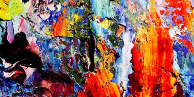 Renkli soyut arkaplan dokusu. Modern motif görsel sanat. Yağlı boya karışımı. Moda el boyama bezi. Duvar dekorasyonu ve Duvar arkaplan resimleri fikri.