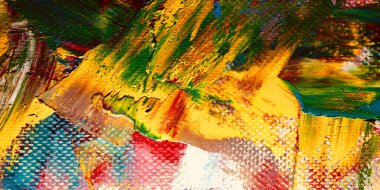 Renkli soyut arkaplan dokusu. Modern motif görsel sanat. Yağlı boya karışımı. Moda el boyama bezi. Duvar dekorasyonu ve Duvar arkaplan resimleri fikri. 