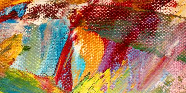 Renkli soyut arkaplan dokusu. Modern motif görsel sanat. Yağlı boya karışımı. Moda el boyama bezi. Duvar dekorasyonu ve Duvar arkaplan resimleri fikri. 