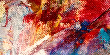 Renkli soyut arkaplan dokusu. Modern motif görsel sanat. Yağlı boya karışımı. Moda el boyama bezi. Duvar dekorasyonu ve Duvar arkaplan resimleri fikri. 