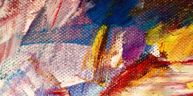 Renkli soyut arkaplan dokusu. Modern motif görsel sanat. Yağlı boya karışımı. Moda el boyama bezi. Duvar dekorasyonu ve Duvar arkaplan resimleri fikri. 
