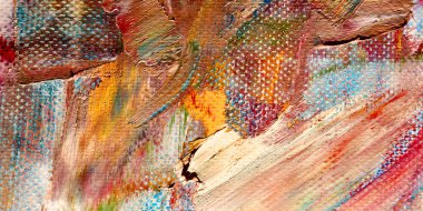 Renkli soyut arkaplan dokusu. Modern motif görsel sanat. Yağlı boya karışımı. Moda el boyama bezi. Duvar dekorasyonu ve Duvar arkaplan resimleri fikri.