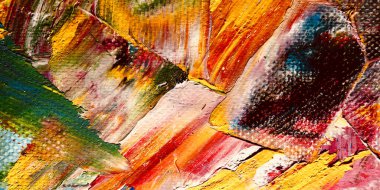 Renkli soyut arkaplan dokusu. Modern motif görsel sanat. Yağlı boya karışımı. Moda el boyama bezi. Duvar dekorasyonu ve Duvar arkaplan resimleri fikri.