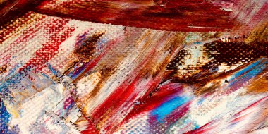 Renkli soyut arkaplan dokusu. Modern motif görsel sanat. Yağlı boya karışımı. Moda el boyama bezi. Duvar dekorasyonu ve Duvar arkaplan resimleri fikri.