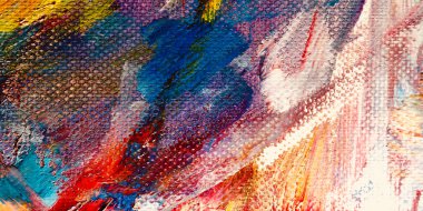Renkli soyut arkaplan dokusu. Modern motif görsel sanat. Yağlı boya karışımı. Moda el boyama bezi. Duvar dekorasyonu ve Duvar arkaplan resimleri fikri.