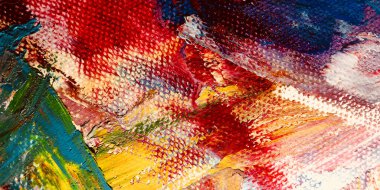 Renkli soyut arkaplan dokusu. Modern motif görsel sanat. Yağlı boya karışımı. Moda el boyama bezi. Duvar dekorasyonu ve Duvar arkaplan resimleri fikri.