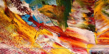 Renkli soyut arkaplan dokusu. Modern motif görsel sanat. Yağlı boya karışımı. Moda el boyama bezi. Duvar dekorasyonu ve Duvar arkaplan resimleri fikri. 