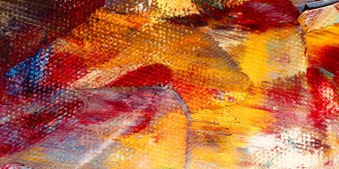 Renkli soyut arkaplan dokusu. Modern motif görsel sanat. Yağlı boya karışımı. Moda el boyama bezi. Duvar dekorasyonu ve Duvar arkaplan resimleri fikri. 