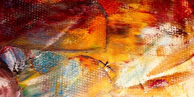 Renkli soyut arkaplan dokusu. Modern motif görsel sanat. Yağlı boya karışımı. Moda el boyama bezi. Duvar dekorasyonu ve Duvar arkaplan resimleri fikri. 