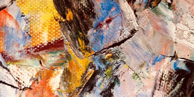 Renkli soyut arkaplan dokusu. Modern motif görsel sanat. Yağlı boya karışımı. Moda el boyama bezi. Duvar dekorasyonu ve Duvar arkaplan resimleri fikri