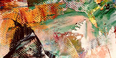 Renkli soyut arkaplan dokusu. Modern motif görsel sanat. Yağlı boya karışımı. Moda el boyama bezi. Duvar dekorasyonu ve Duvar arkaplan resimleri fikri