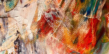 Renkli soyut arkaplan dokusu. Modern motif görsel sanat. Yağlı boya karışımı. Moda el boyama bezi. Duvar dekorasyonu ve Duvar arkaplan resimleri fikri