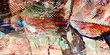 Renkli soyut arkaplan dokusu. Modern motif görsel sanat. Yağlı boya karışımı. Moda el boyama bezi. Duvar dekorasyonu ve Duvar arkaplan resimleri fikri.