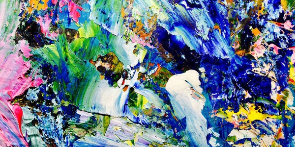 Renkli soyut arkaplan dokusu. Modern motif görsel sanat. Yağlı boya karışımı. Moda el boyama bezi. Duvar dekorasyonu ve Duvar arkaplan resimleri fikri.