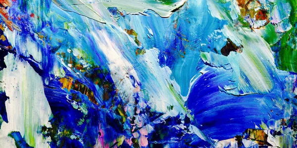 Renkli soyut arkaplan dokusu. Modern motif görsel sanat. Yağlı boya karışımı. Moda el boyama bezi. Duvar dekorasyonu ve Duvar arkaplan resimleri fikri.