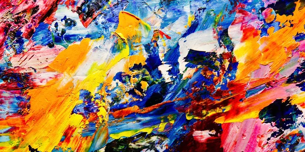 Renkli soyut arkaplan dokusu. Modern motif görsel sanat. Yağlı boya karışımı. Moda el boyama bezi. Duvar dekorasyonu ve Duvar arkaplan resimleri fikri.