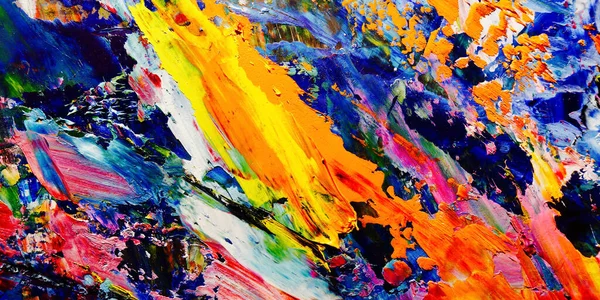 Renkli soyut arkaplan dokusu. Modern motif görsel sanat. Yağlı boya karışımı. Moda el boyama bezi. Duvar dekorasyonu ve Duvar arkaplan resimleri fikri.