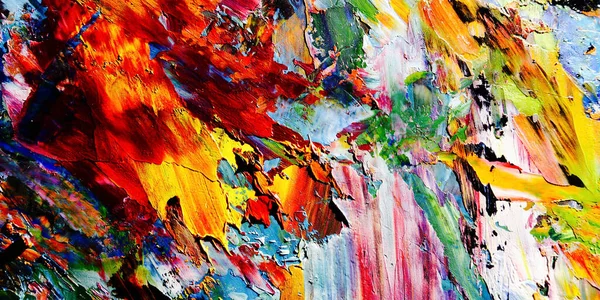 Renkli soyut arkaplan dokusu. Modern motif görsel sanat. Yağlı boya karışımı. Moda el boyama bezi. Duvar dekorasyonu ve Duvar arkaplan resimleri fikri.