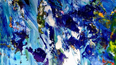 Renkli soyut arkaplan dokusu. Modern motif görsel sanat. Yağlı boya karışımı. Moda el boyama bezi. Duvar dekorasyonu ve Duvar arkaplan resimleri fikri.