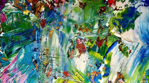 Renkli soyut arkaplan dokusu. Modern motif görsel sanat. Yağlı boya karışımı. Moda el boyama bezi. Duvar dekorasyonu ve Duvar arkaplan resimleri fikri.