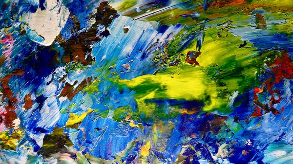 Renkli soyut arkaplan dokusu. Modern motif görsel sanat. Yağlı boya karışımı. Moda el boyama bezi. Duvar dekorasyonu ve Duvar arkaplan resimleri fikri.