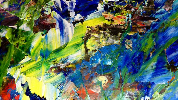 Renkli soyut arkaplan dokusu. Modern motif görsel sanat. Yağlı boya karışımı. Moda el boyama bezi. Duvar dekorasyonu ve Duvar arkaplan resimleri fikri.