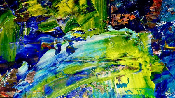 Renkli soyut arkaplan dokusu. Modern motif görsel sanat. Yağlı boya karışımı. Moda el boyama bezi. Duvar dekorasyonu ve Duvar arkaplan resimleri fikri.