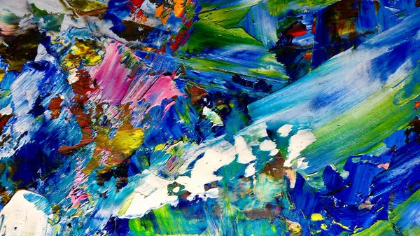 Renkli soyut arkaplan dokusu. Modern motif görsel sanat. Yağlı boya karışımı. Moda el boyama bezi. Duvar dekorasyonu ve Duvar arkaplan resimleri fikri.