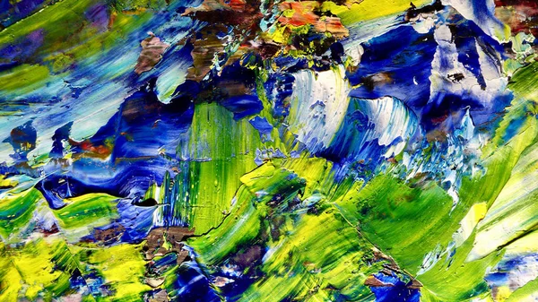 Renkli soyut arkaplan dokusu. Modern motif görsel sanat. Yağlı boya karışımı. Moda el boyama bezi. Duvar dekorasyonu ve Duvar arkaplan resimleri fikri.