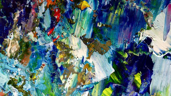 Renkli soyut arkaplan dokusu. Modern motif görsel sanat. Yağlı boya karışımı. Moda el boyama bezi. Duvar dekorasyonu ve Duvar arkaplan resimleri fikri.