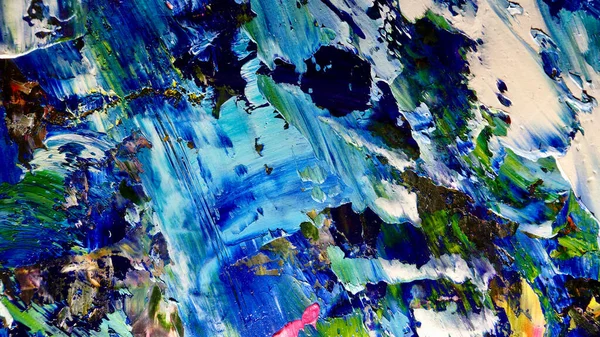 Renkli soyut arkaplan dokusu. Modern motif görsel sanat. Yağlı boya karışımı. Moda el boyama bezi. Duvar dekorasyonu ve Duvar arkaplan resimleri fikri.