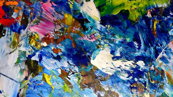 Renkli soyut arkaplan dokusu. Modern motif görsel sanat. Yağlı boya karışımı. Moda el boyama bezi. Duvar dekorasyonu ve Duvar arkaplan resimleri fikri.