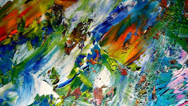 Renkli soyut arkaplan dokusu. Modern motif görsel sanat. Yağlı boya karışımı. Moda el boyama bezi. Duvar dekorasyonu ve Duvar arkaplan resimleri fikri.