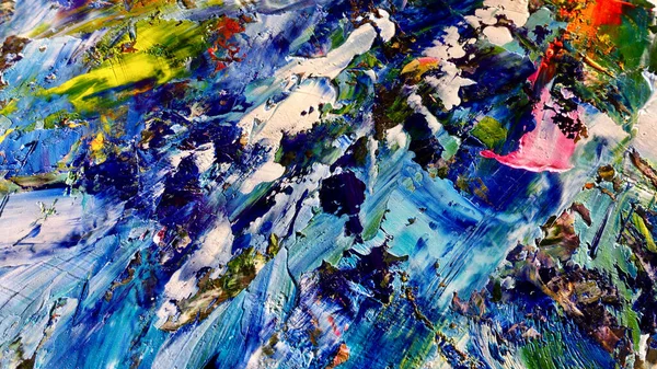 Renkli soyut arkaplan dokusu. Modern motif görsel sanat. Yağlı boya karışımı. Moda el boyama bezi. Duvar dekorasyonu ve Duvar arkaplan resimleri fikri. 