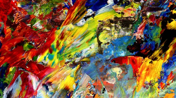 Renkli soyut arkaplan dokusu. Modern motif görsel sanat. Yağlı boya karışımı. Moda el boyama bezi. Duvar dekorasyonu ve Duvar arkaplan resimleri fikri