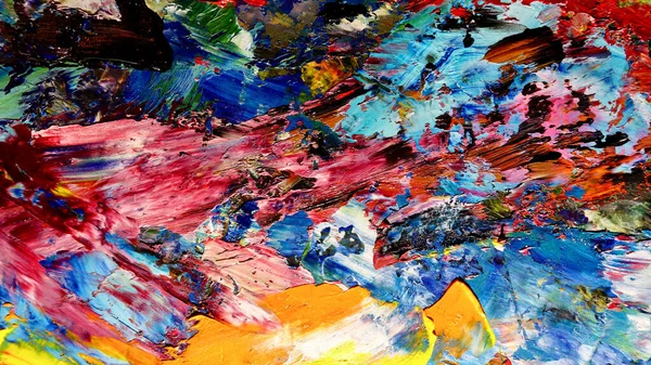 Renkli soyut arkaplan dokusu. Modern motif görsel sanat. Yağlı boya karışımı. Moda el boyama bezi. Duvar dekorasyonu ve Duvar arkaplan resimleri fikri.