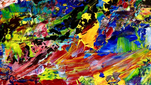 Renkli soyut arkaplan dokusu. Modern motif görsel sanat. Yağlı boya karışımı. Moda el boyama bezi. Duvar dekorasyonu ve Duvar arkaplan resimleri fikri.