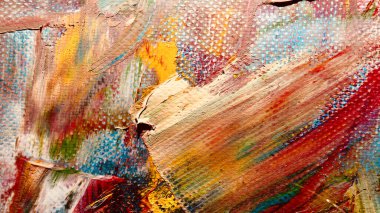  Renk dokusu. Tuvale elle çizilmiş yağlı boya resim. Soyut sanat geçmişi. Modern, çağdaş sanat. Renkli tuval. Duvar dekoru arkaplanı