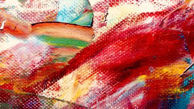  Renk dokusu. Tuvale elle çizilmiş yağlı boya resim. Soyut sanat geçmişi. Modern, çağdaş sanat. Renkli tuval. Duvar dekoru arkaplanı