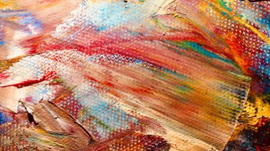  Renk dokusu. Tuvale elle çizilmiş yağlı boya resim. Soyut sanat geçmişi. Modern, çağdaş sanat. Renkli tuval. Duvar dekoru arkaplanı