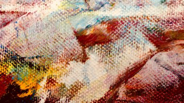  Renk dokusu. Tuvale elle çizilmiş yağlı boya resim. Soyut sanat geçmişi. Modern, çağdaş sanat. Renkli tuval. Duvar dekoru arkaplanı