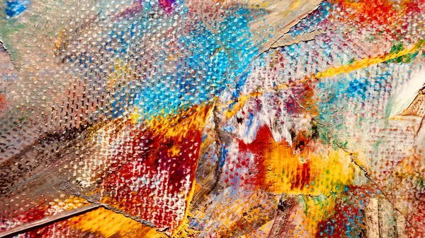  Renk dokusu. Tuvale elle çizilmiş yağlı boya resim. Soyut sanat geçmişi. Modern, çağdaş sanat. Renkli tuval. Duvar dekoru arkaplanı
