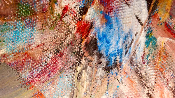 Texture Couleur Peinture Huile Dessinée Main Contexte Artistique Abstrait Art — Photo