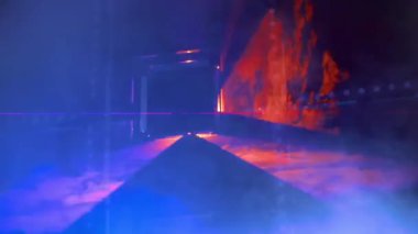 Gösteri için profesyonel sahne ışıklandırması 