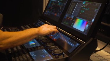 Gösteri için profesyonel sahne ışıklandırması 