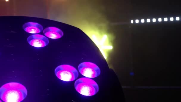 Professionele Podium Verlichting Voor Show — Stockvideo