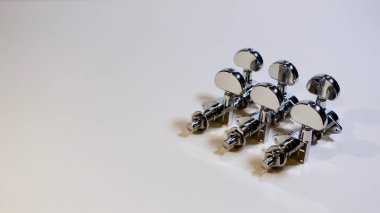 Gitar akort mandalları. Renk arkaplanı, Boşluğu kopyala