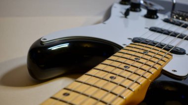 Gitar akort mandalları. Renk arkaplanı, Boşluğu kopyala