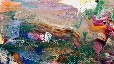 Renk dokusu. El çizimi. Soyut sanat geçmişi. El çizimi. Tuvale yağlı boya. Modern, çağdaş sanat. Renkli tuval. Duvar dekoru arkaplanı