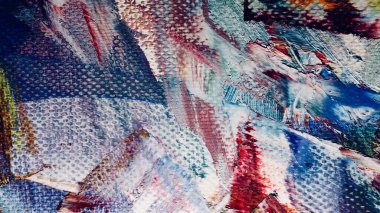 Renk dokusu. El çizimi. Soyut sanat geçmişi. El çizimi. Tuvale yağlı boya. Modern, çağdaş sanat. Renkli tuval. Duvar dekoru arkaplanı